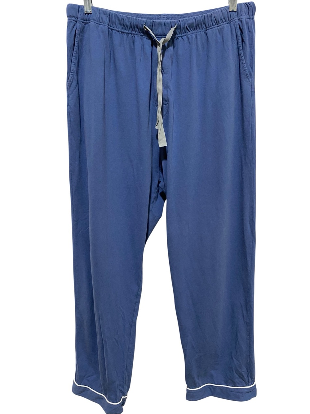 Men's Blue Pajama Pants Drawstring Loungewear Size XL